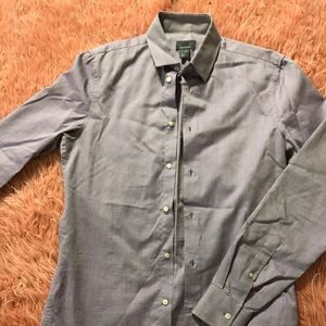 Lavender/purple matte sheen button down